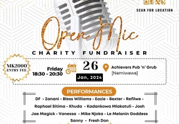 Open Mic Charity Fundraiser