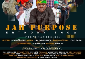 Jah Purpose Earthday Show