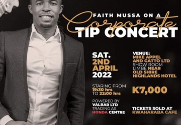 Faith Mussa On A Corporate Tips Concert