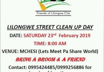 Lilongwe Street Clean-up Day