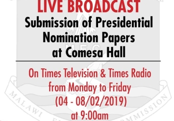 Submission of presidential nomination papers