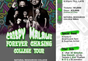Crispy Malawi Forever Chasing College Tour