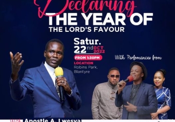 Declaring The Year Of The Lord's Favour 