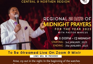Regional 29 Days of Midnight Prayers For the Year 2023